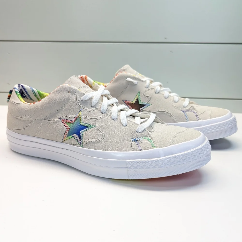 Converse One Star Low Pride Family Unity Leather Casual Sneakers Size Men's 11